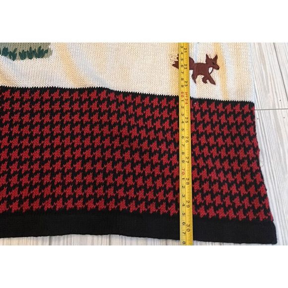 COPY - That’s Me! Womens Sweater Size M Horses Equestrian 3D Yarn Tail - Picture 6 of 8